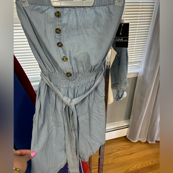 love by chesley Pants - denim romper